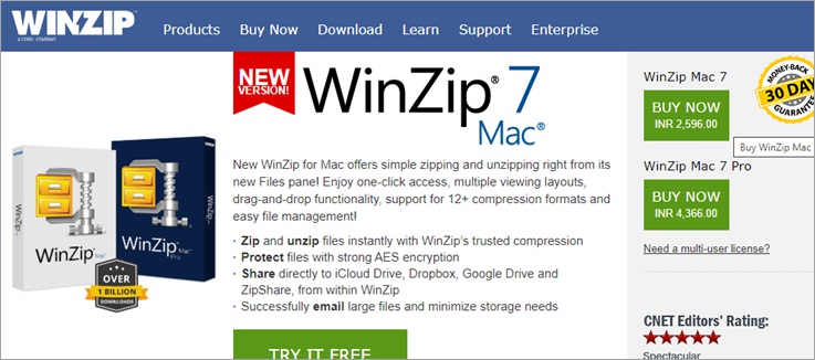 cnet winzip for mac
